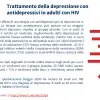 Trattamento della depressione con antidepressivi in adulti con HIV