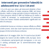 Interventi per prevenire l'obesità in adolescenti tra i 12 e i 18 anni