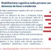 Riabilitazione cognitiva per persone affette da demenza lieve e moderata