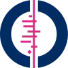 Logo circular magenta